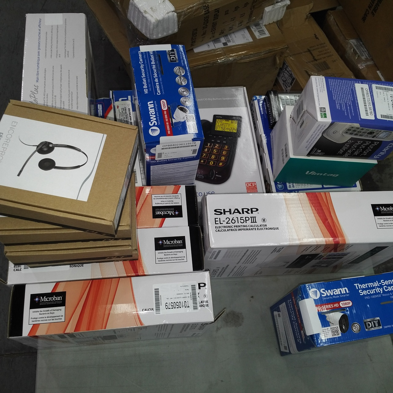 18 Units of Office Electronics MSRP 2052$ Like New Restock Canada