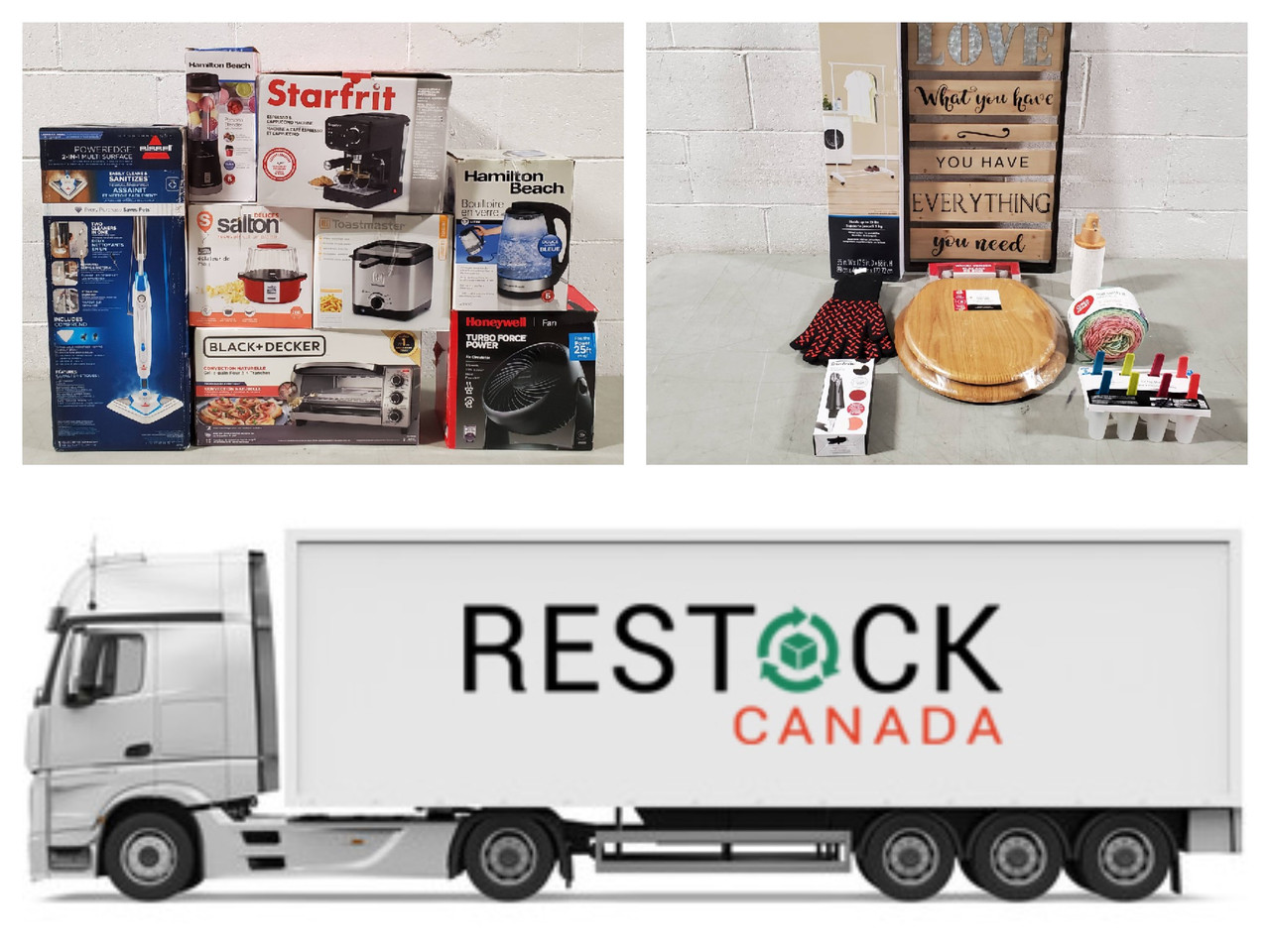 4390 Units of Home  More MSRP $62,936 Returns (Lot TK652501)  Restock Canada
