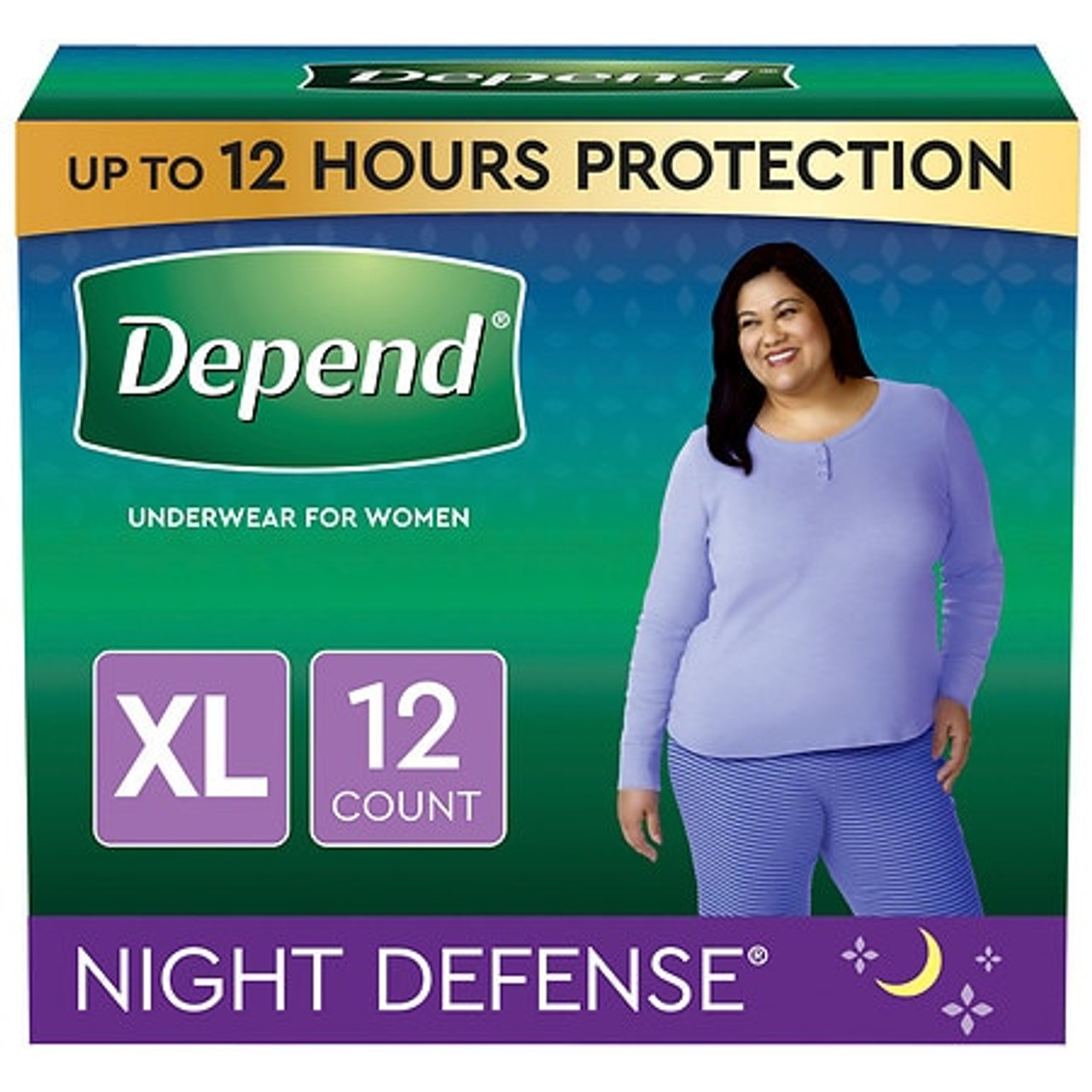 15 Units of Depend - Incontinence Underwear for WomenNight Defense XL,  Blush - 12.0ea - MSRP $345 - Like New (Lot # 102-LK653813) - Restock Canada