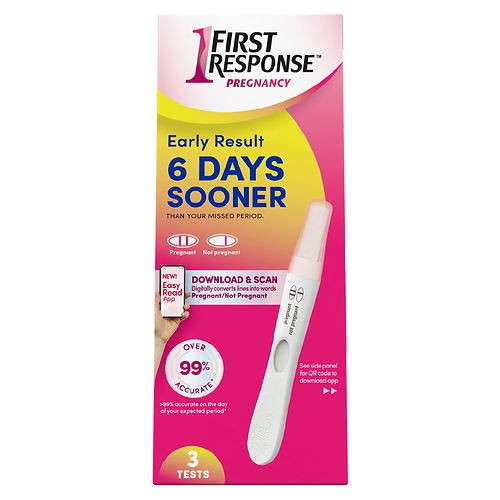 6 Units of First Response Early Result Pregnancy Test - 3.0ea Various Expiration Dates -  - MSRP $186 - Like New (Lot # 102-LK6672139)