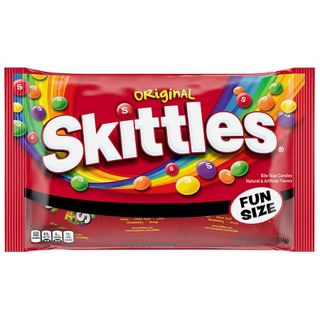 18 Units of SKITTLES Original Fun Size Candy Bag, 10.72 oz. Various Expiration Dates -  - MSRP $126 - Like New (Lot # 102-LK6672149)