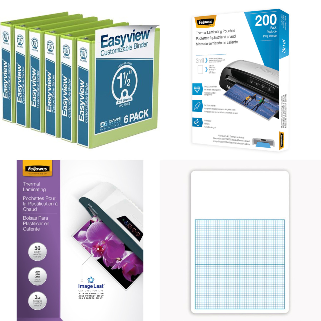 59 Units of Office & School Supplies - MSRP $1,745 - Returns (Lot # 671128)