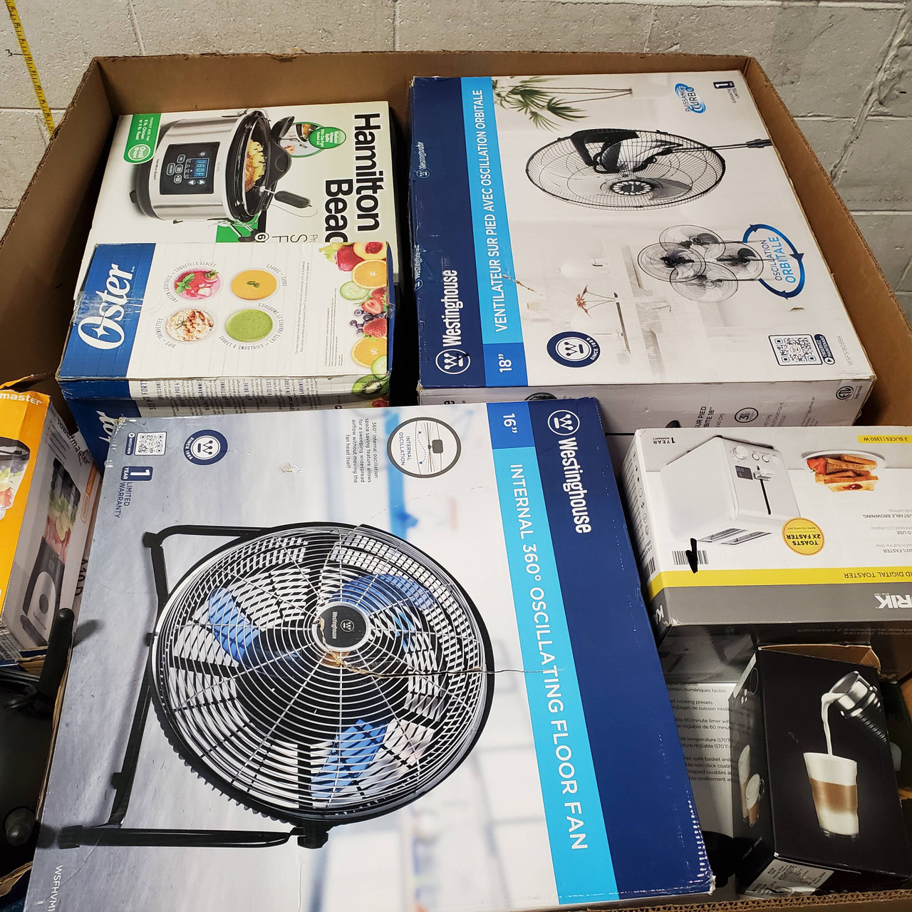 18 Units of Small Appliances - MSRP $1,730 - Returns (Lot # 677145)