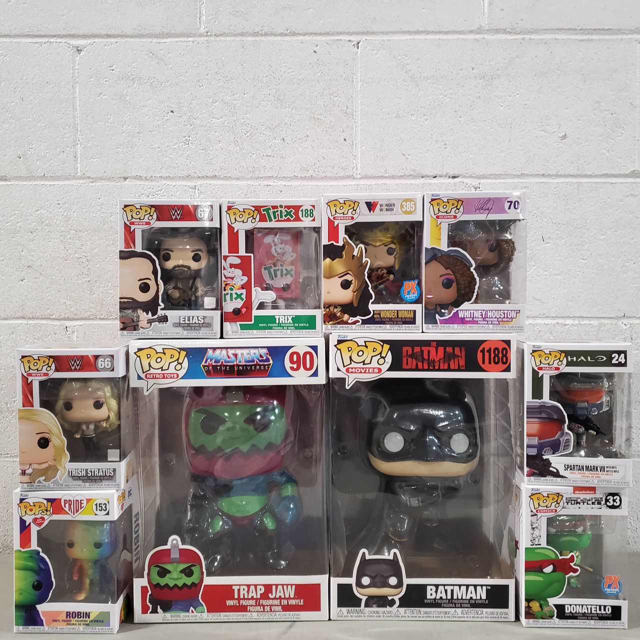 58 Units of Funko Pop (Marvel, DC, Star Wars, Harry Potter & More) - MSRP $1,002 - Brand New (Lot # 667113)