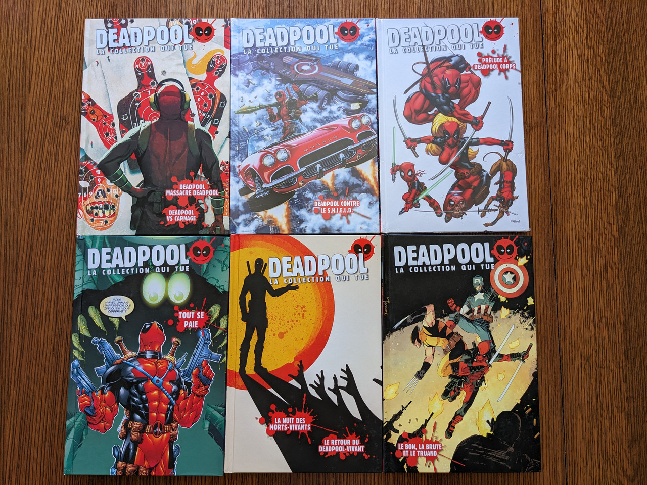 23 units of French Deadpool Books (la Collection qui Tue) - MSRP $460 - Like New (Lot # 686401)