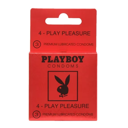 50 Units of Playboy 4 - Play Pleasure Condoms, Special Multi Texture, Tantilizing Lubricant - 3ct Various Expiration Dates -  - MSRP $250 - Like New (Lot # LK6573246)