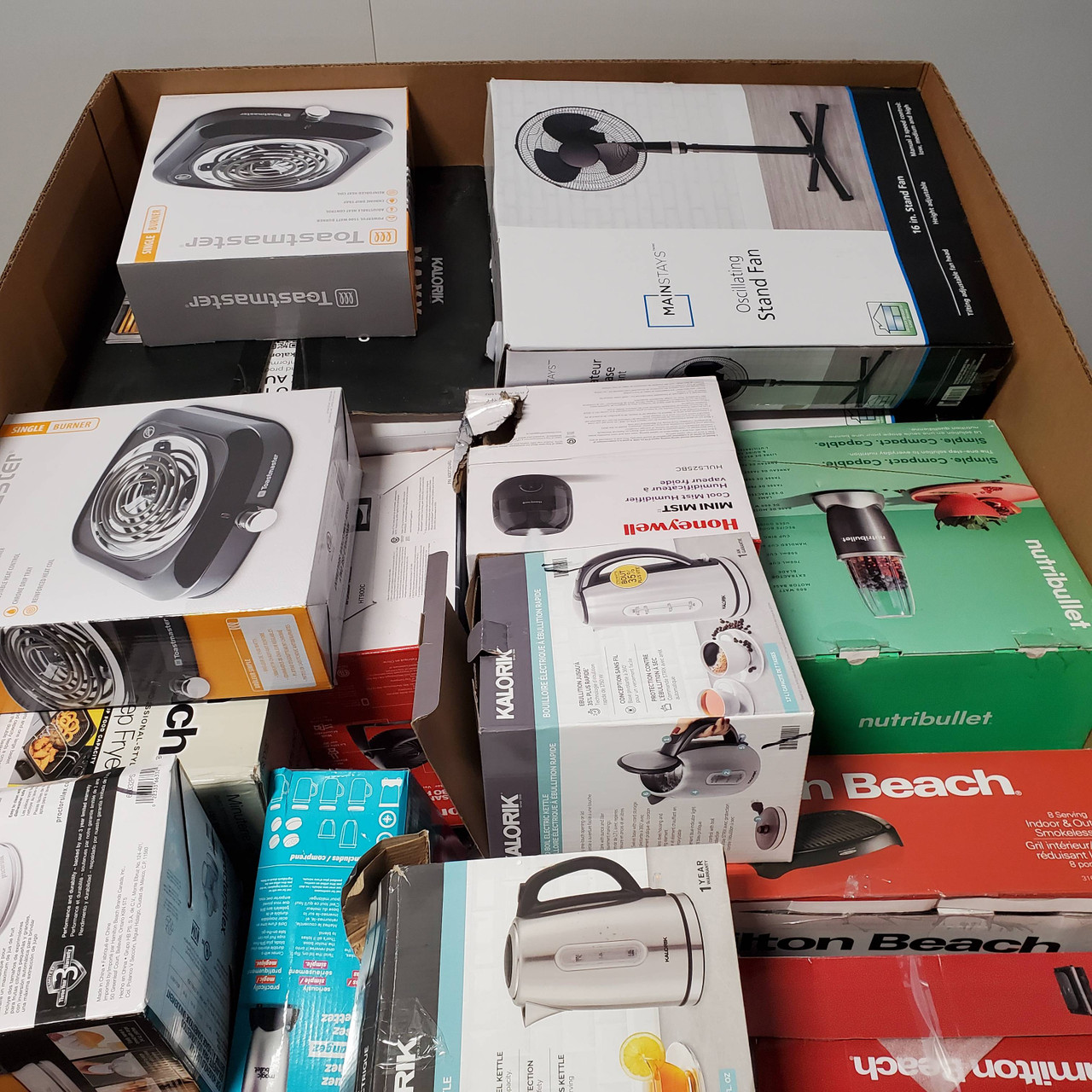 27 units of Small Appliances - MSRP $1,566 - Returns (Lot # 690338)