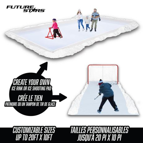 67 units of Future Stars Rink In A Box - Customize Size Up To 20' X 10'! 72 In - MSRP $5,358 - Like New (Lot # 691026)