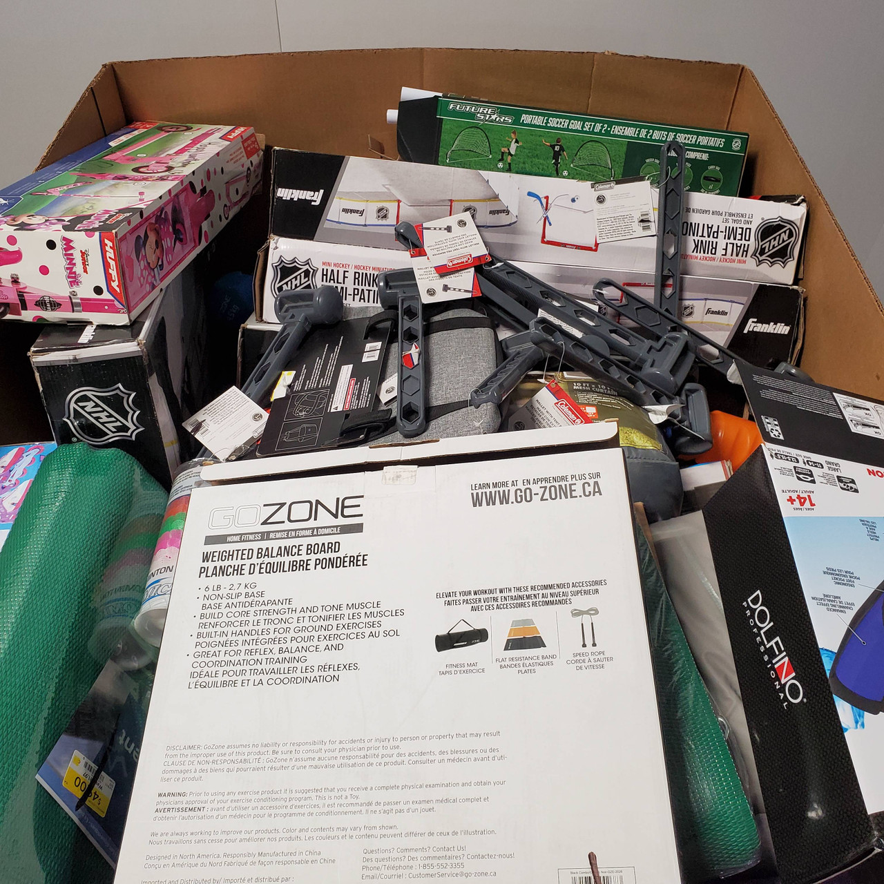 45 units of Sports & Outdoor - MSRP $2,009 - Returns (Lot # 696119)