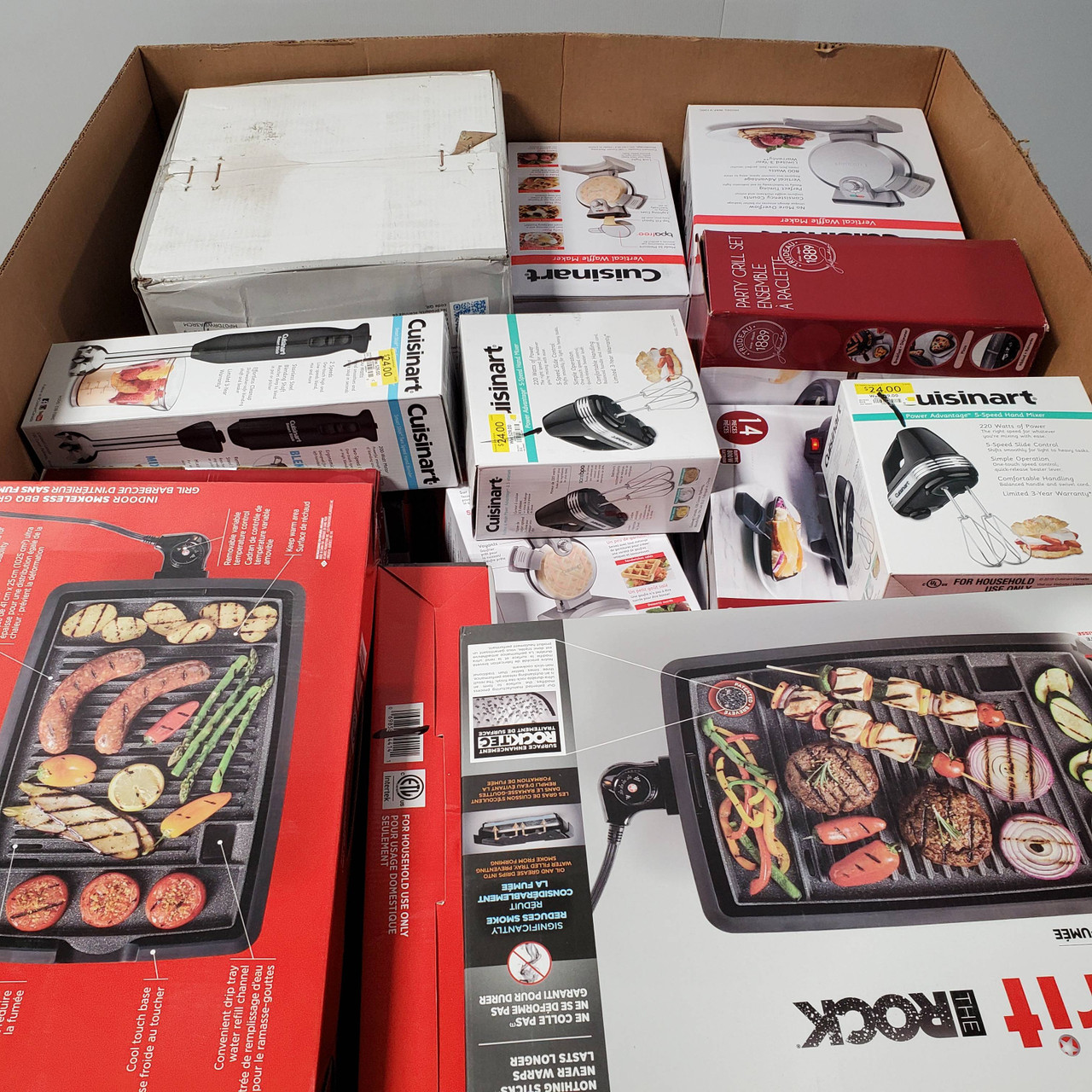 25 units of Small Appliances - MSRP $2,480 - Returns (Lot # 698142)