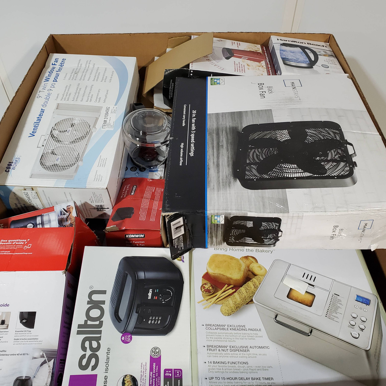 29 units of Small Appliances - MSRP $1,554 - Returns (Lot # 702136)