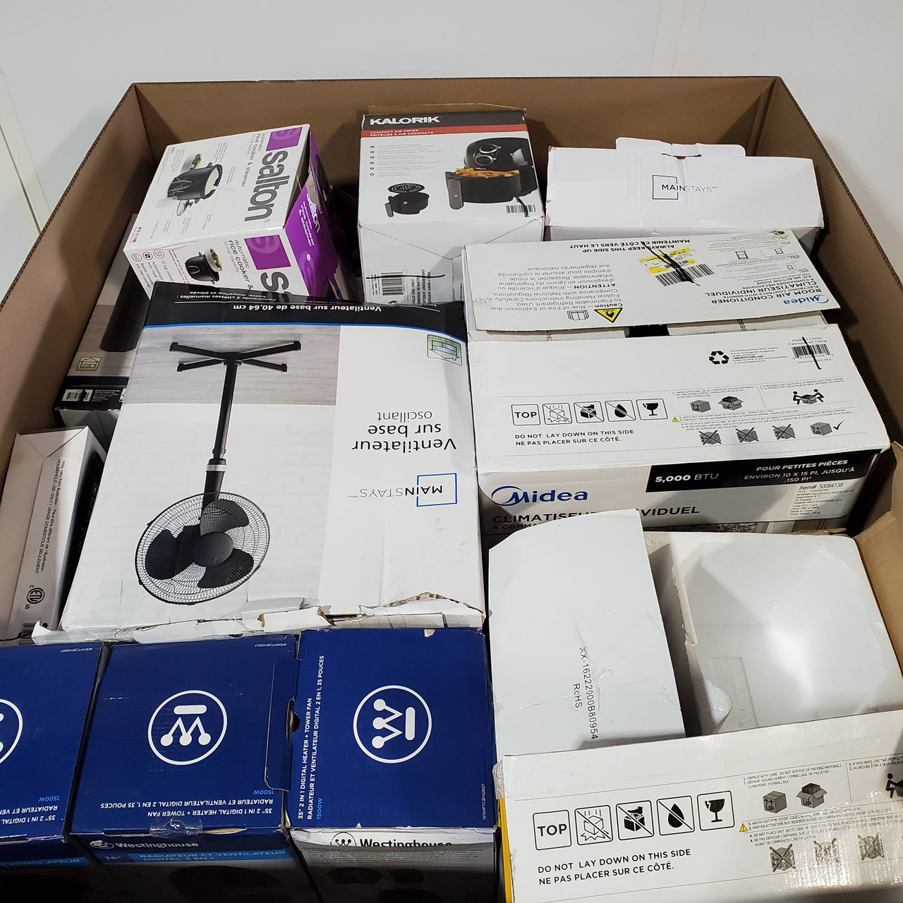 27 units of Small Appliances - MSRP $1,907 - Returns (Lot # 705425)
