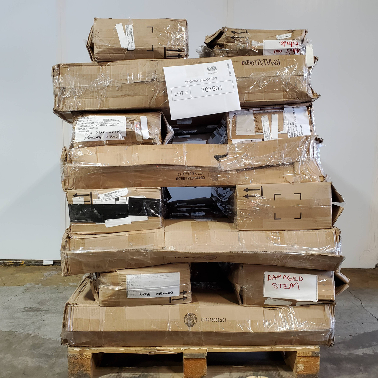 20 units of Segway Scooters - MSRP $8,216 - Salvage (Lot # 707501)