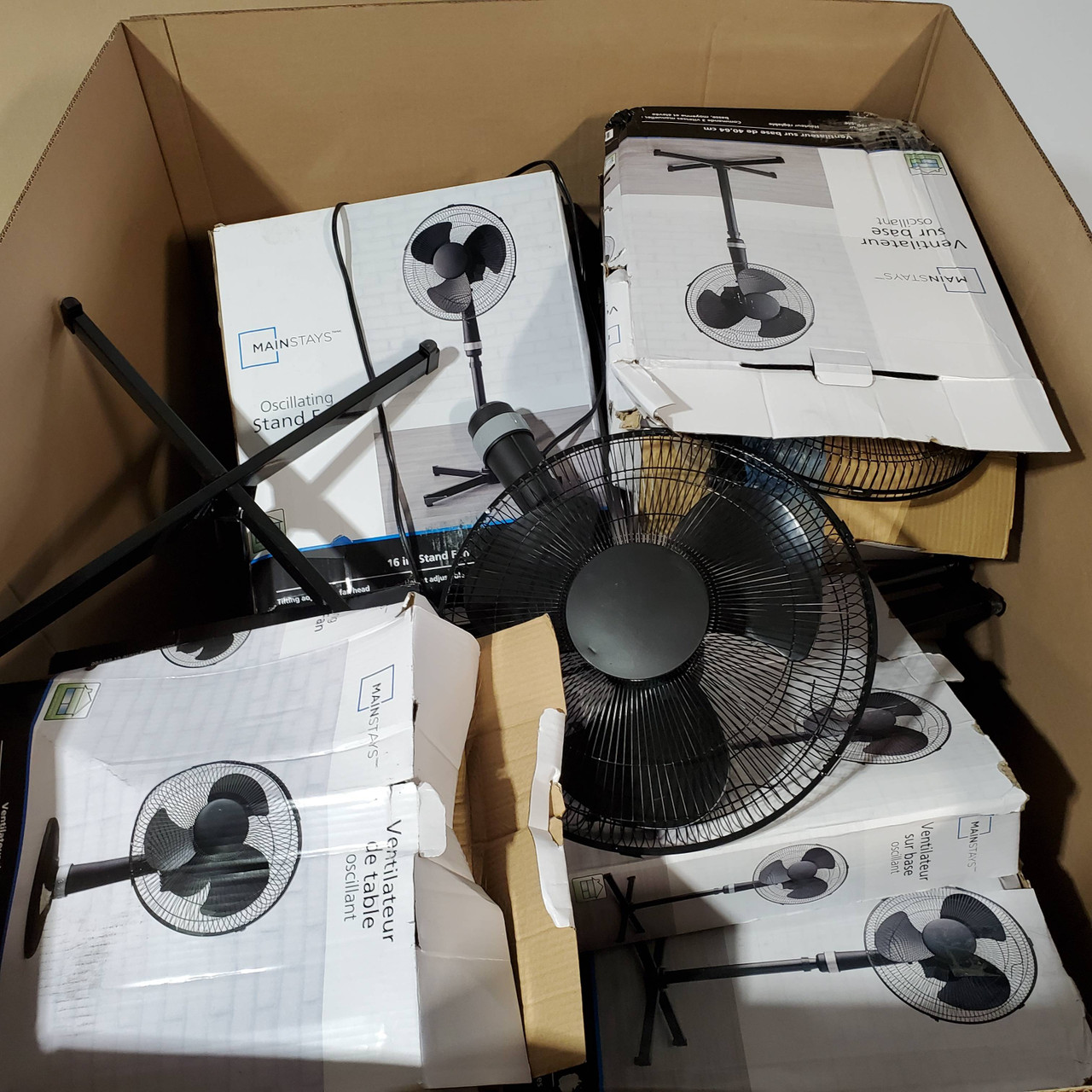 27 units of Mainstays Fans - MSRP $607 - Returns (Lot # 710349)