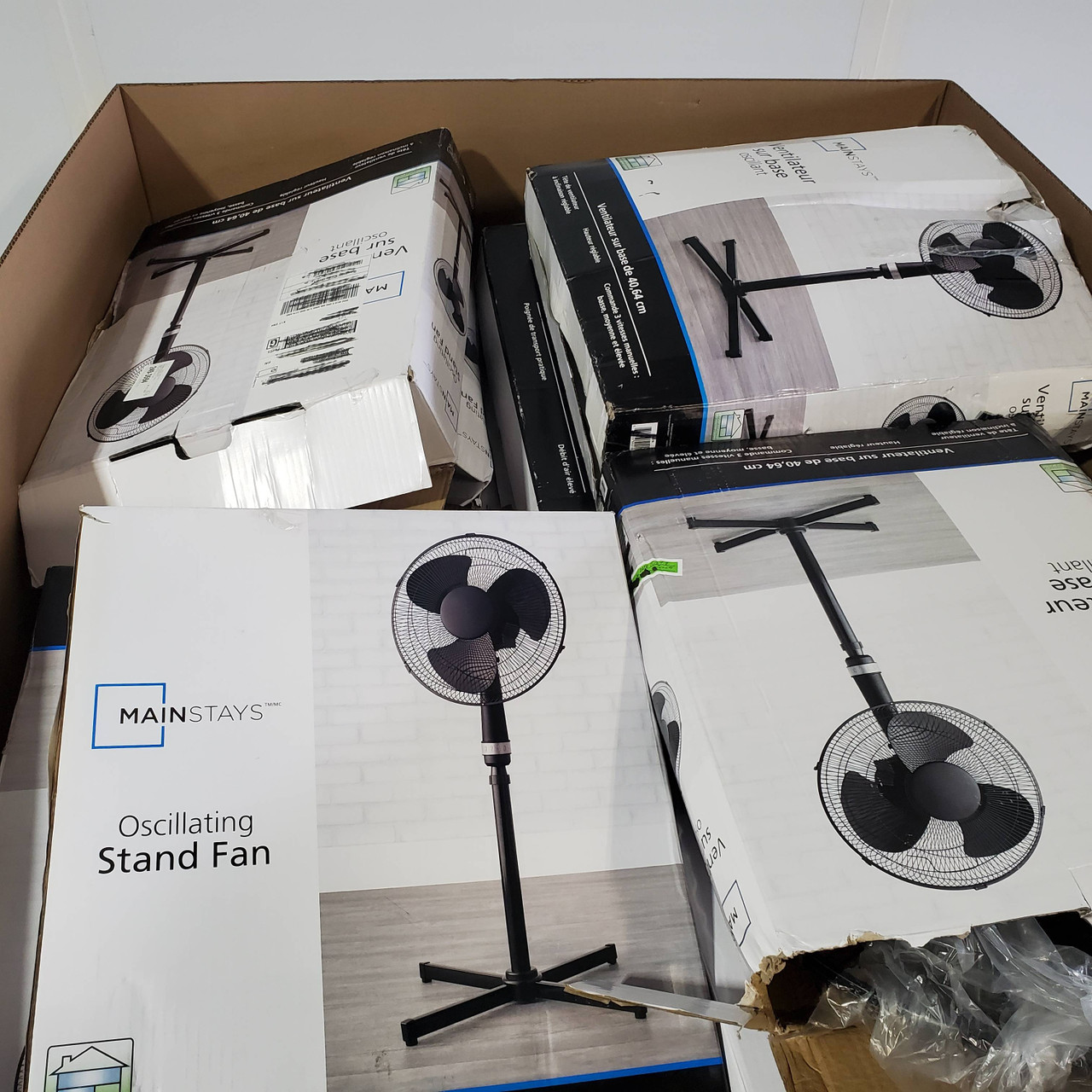 31 units of Mainstays Fans - MSRP $734 - Returns (Lot # 719929)