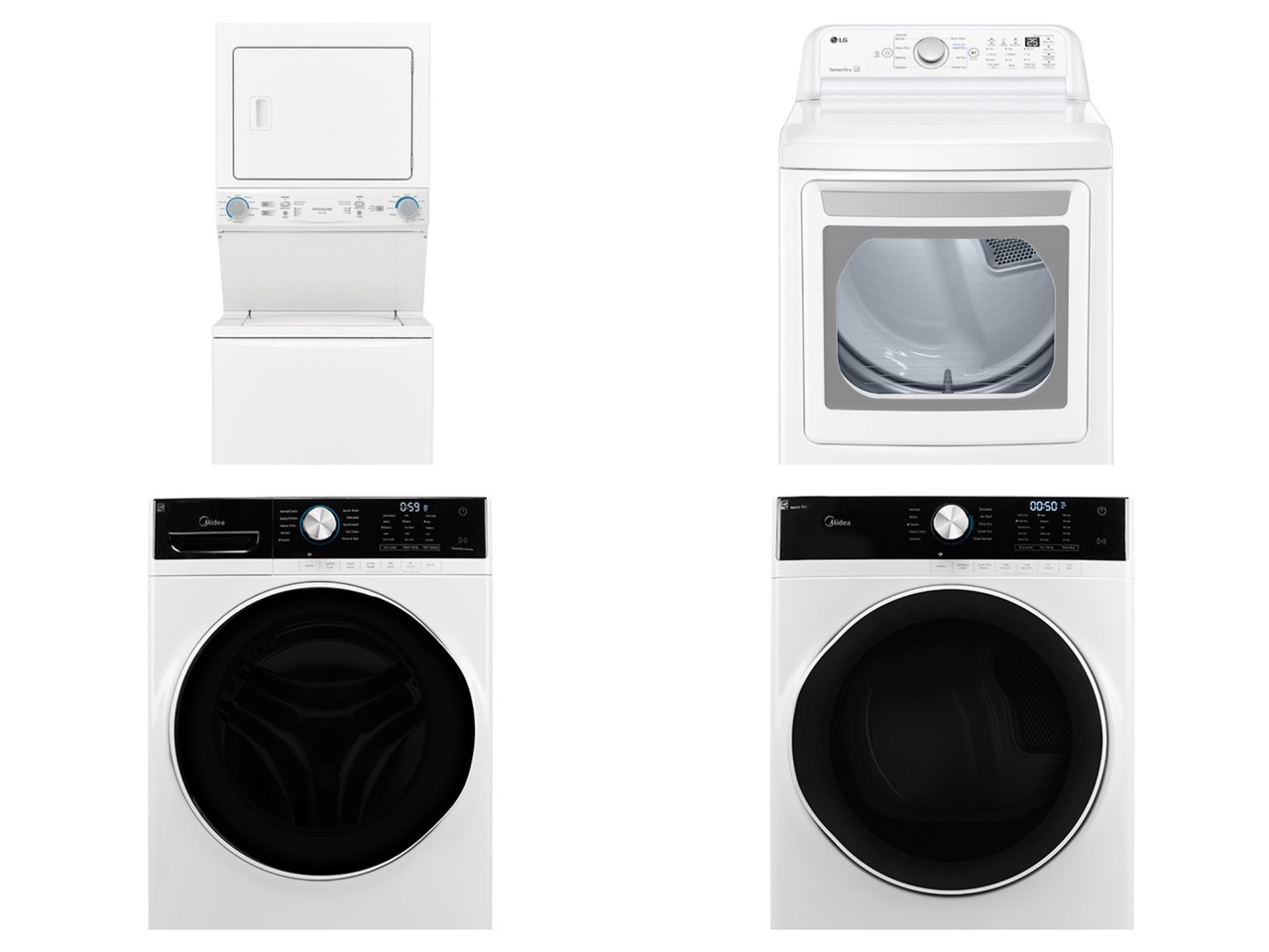 6 units of Dryers & Washers - MSRP $5,673 - Scratch & Dent (Lot # 716310)