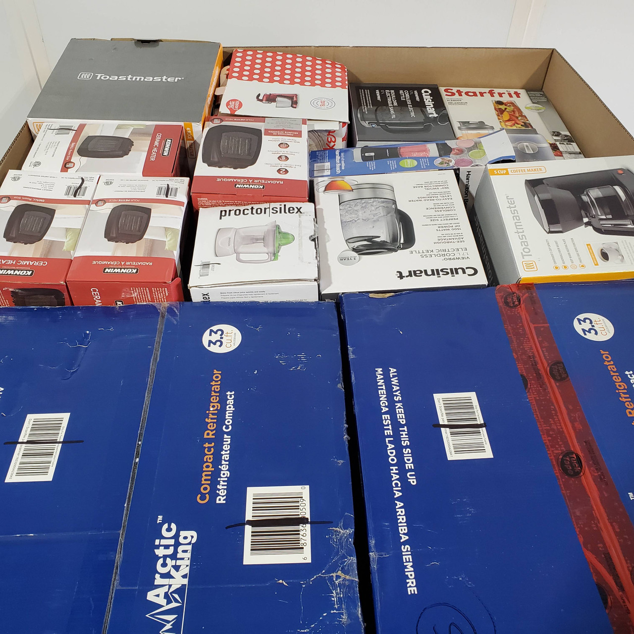 28 units of Small Appliances - MSRP $1,753 - Returns (Lot # 721129)