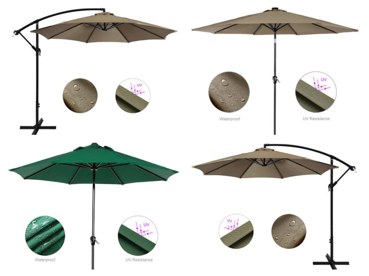 17 units of Umbrellas (Outdoor Patio) - MSRP $2,386 - Returns (Lot # 725722)