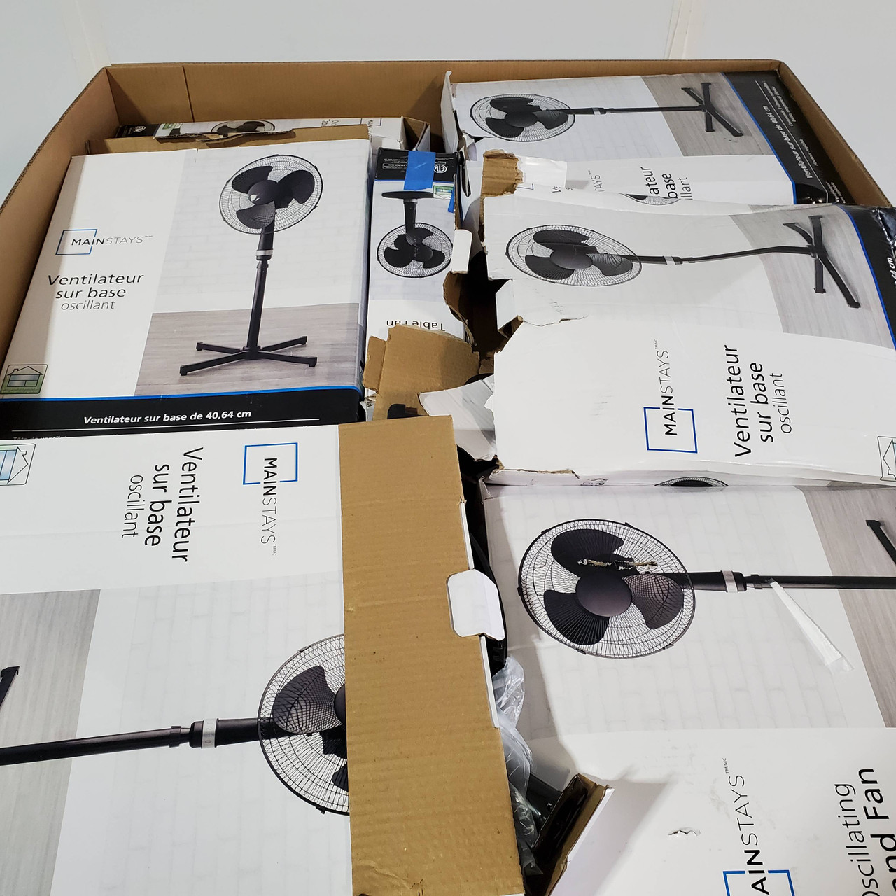 36 units of Mainstays Fans - MSRP $803 - Returns (Lot # 731615)