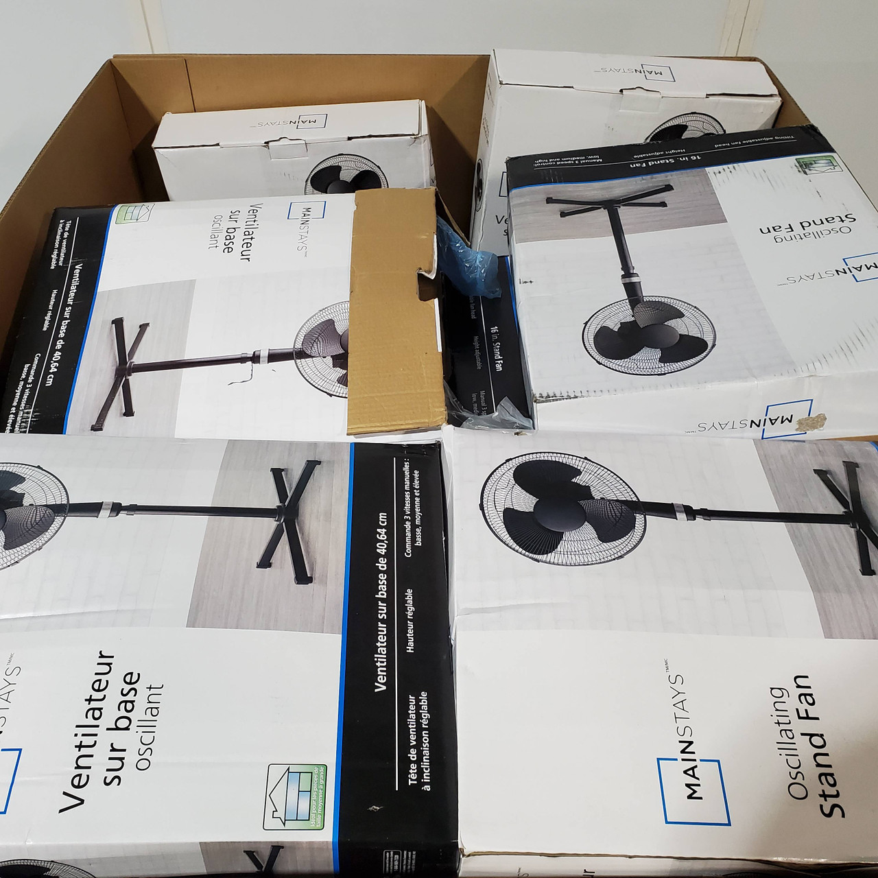 32 units of Mainstays Fans - MSRP $714 - Returns (Lot # 733711)
