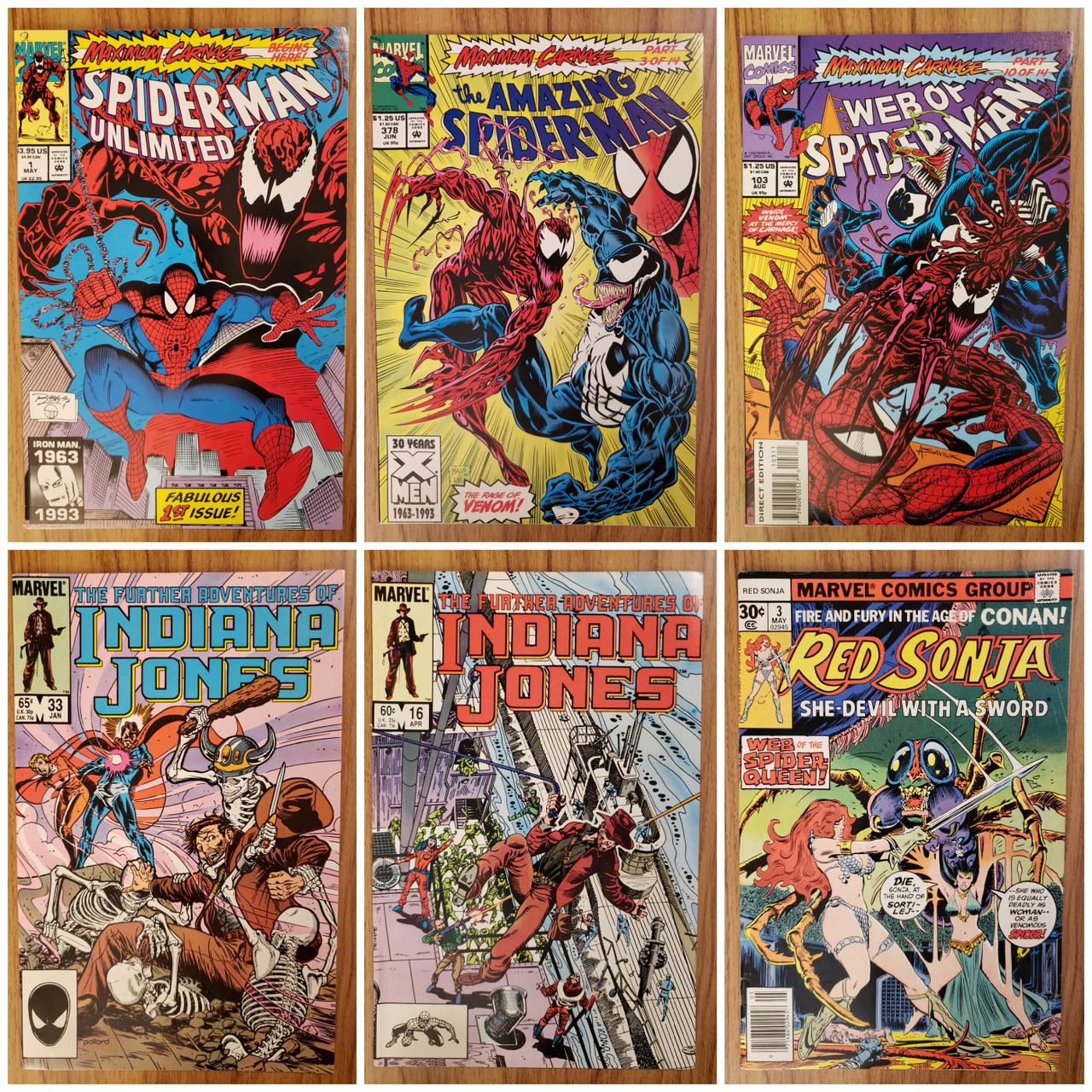 287 units of Marvel & DC Vintage Comic Books - MSRP $2,406 - Like New (Lot # 746903)