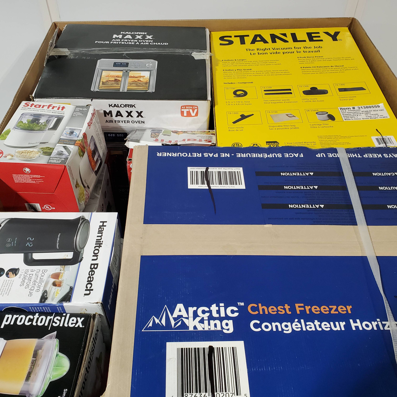 13 units of Small Appliances - MSRP $1,512 - Returns (Lot # 751525)