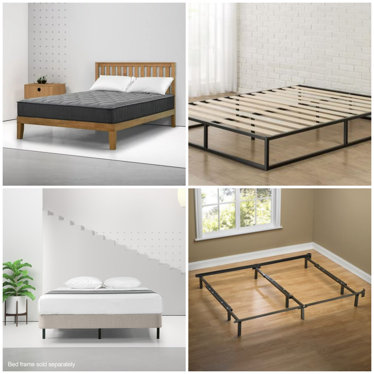 6 units of Mattress & Bed Frames - MSRP $1,469 - Returns (Lot # 757637)