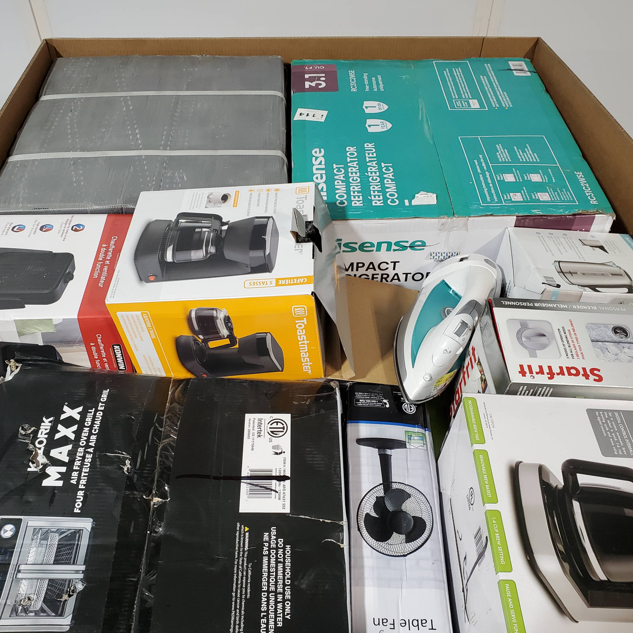 20 units of Small Appliances - MSRP $1,409 - Returns (Lot # 766236)