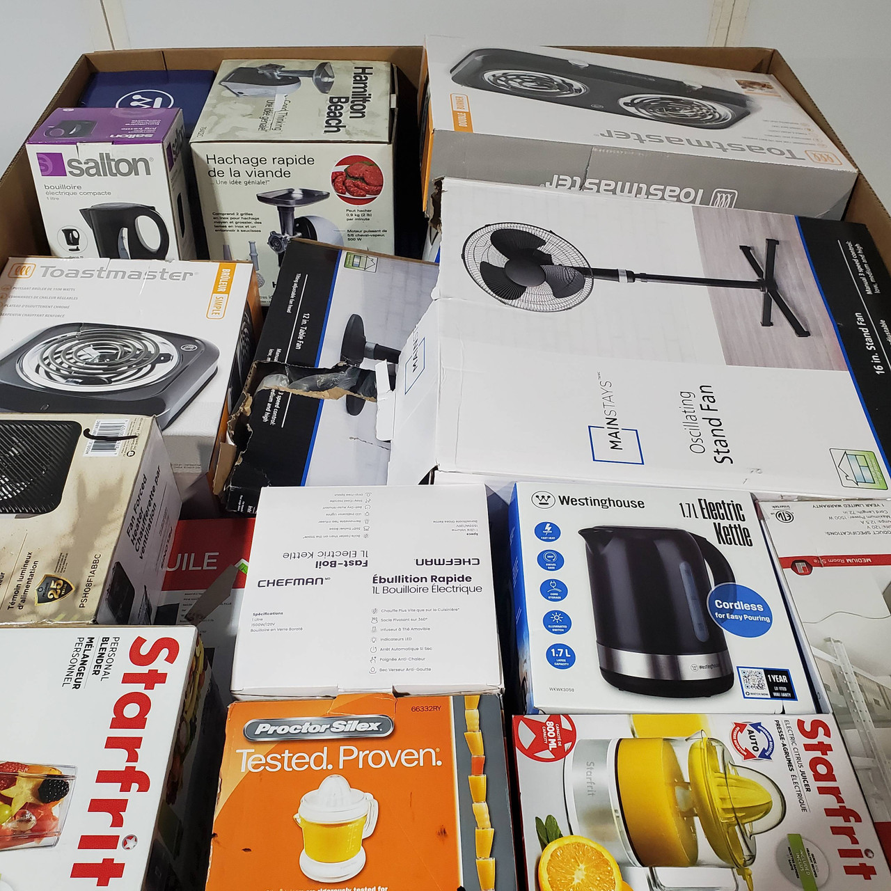 53 units of Small Appliances - MSRP $2,500 - Returns (Lot # 768138)