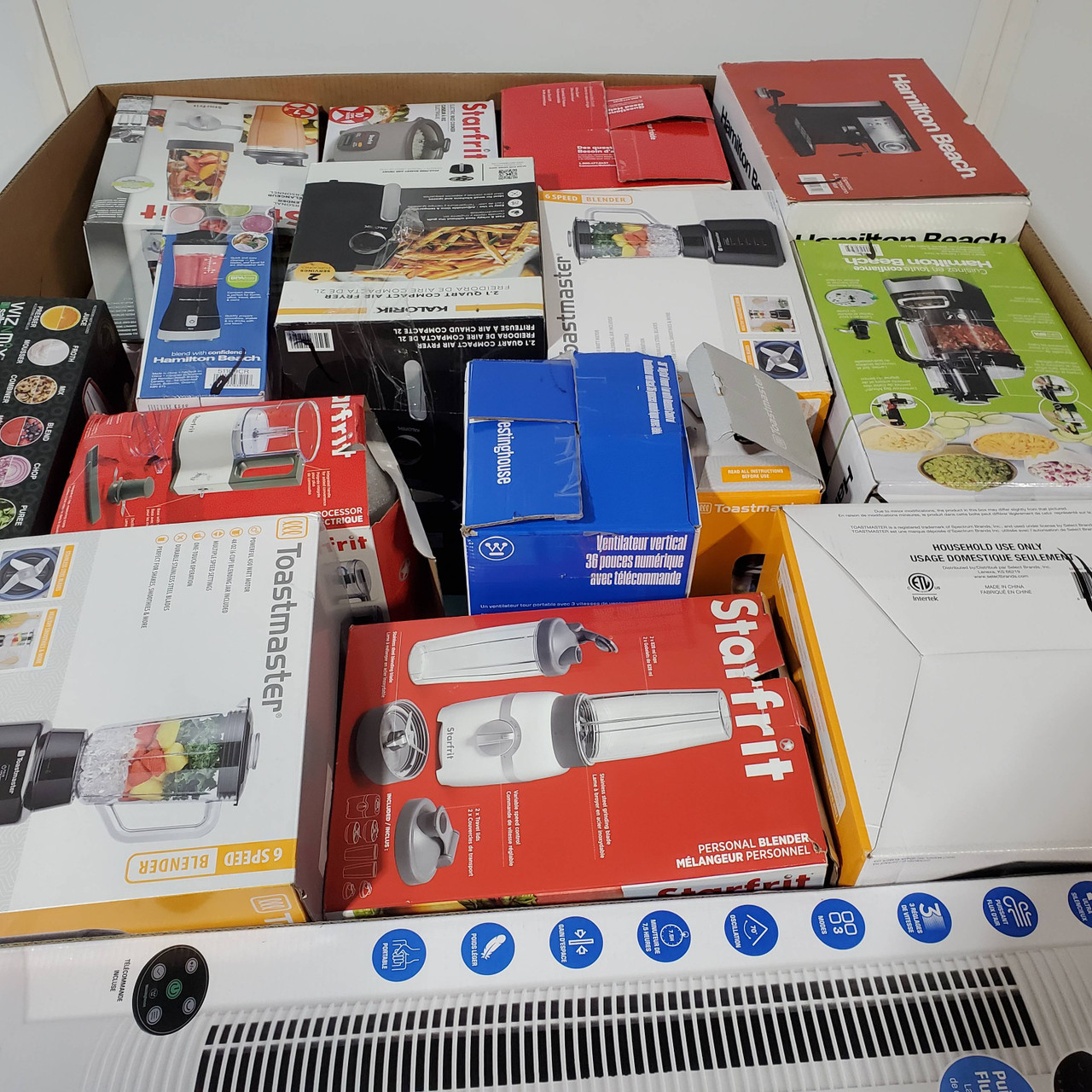 36 units of Small Appliances - MSRP $2,556 - Returns (Lot # 776558)