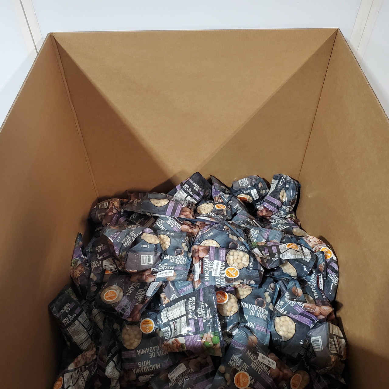 138 units of Kirkland Signature Macadamia Nuts 680 gram MSRP 5,612