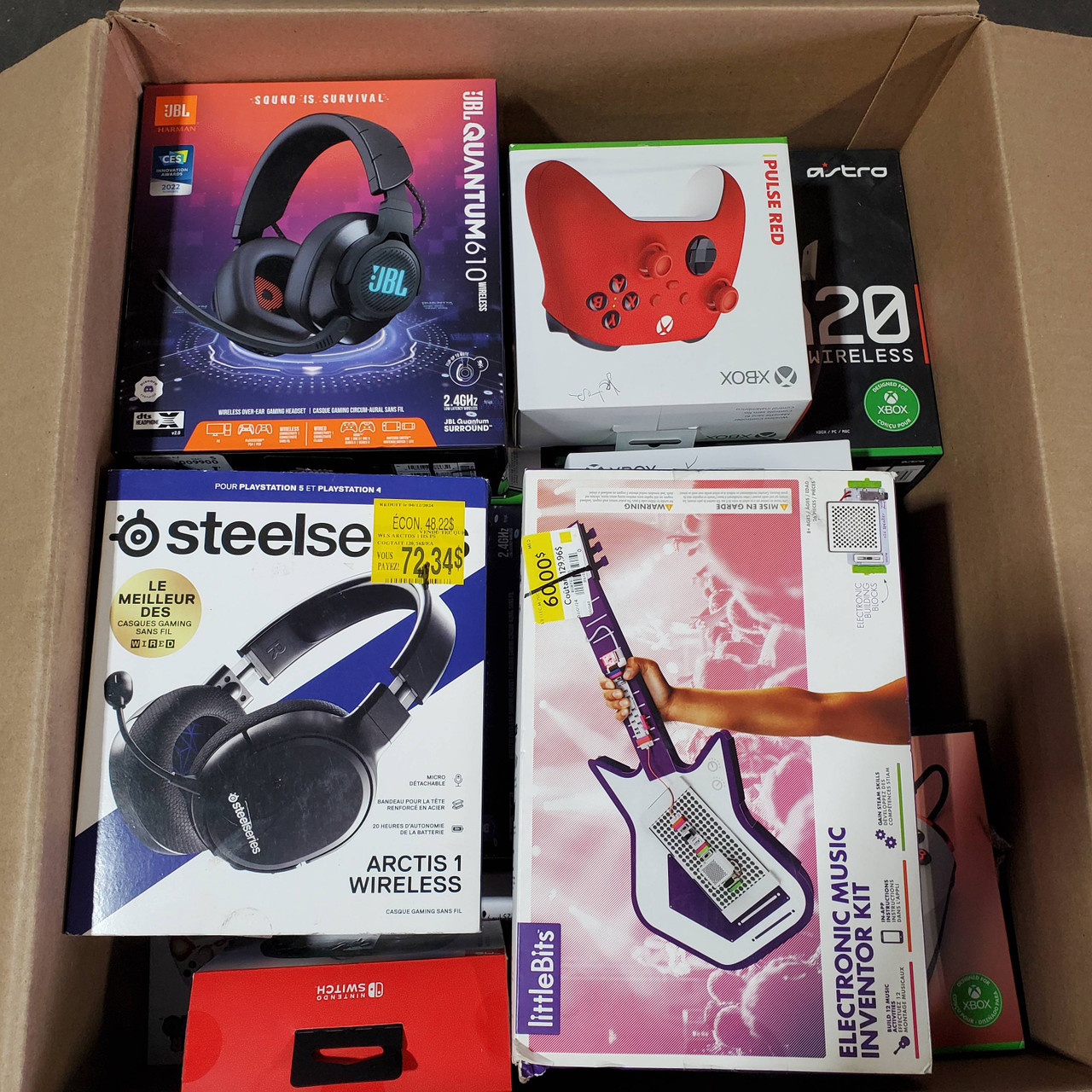52 units of Gaming Accessories - MSRP $3,307 - Returns (Lot # 802209)