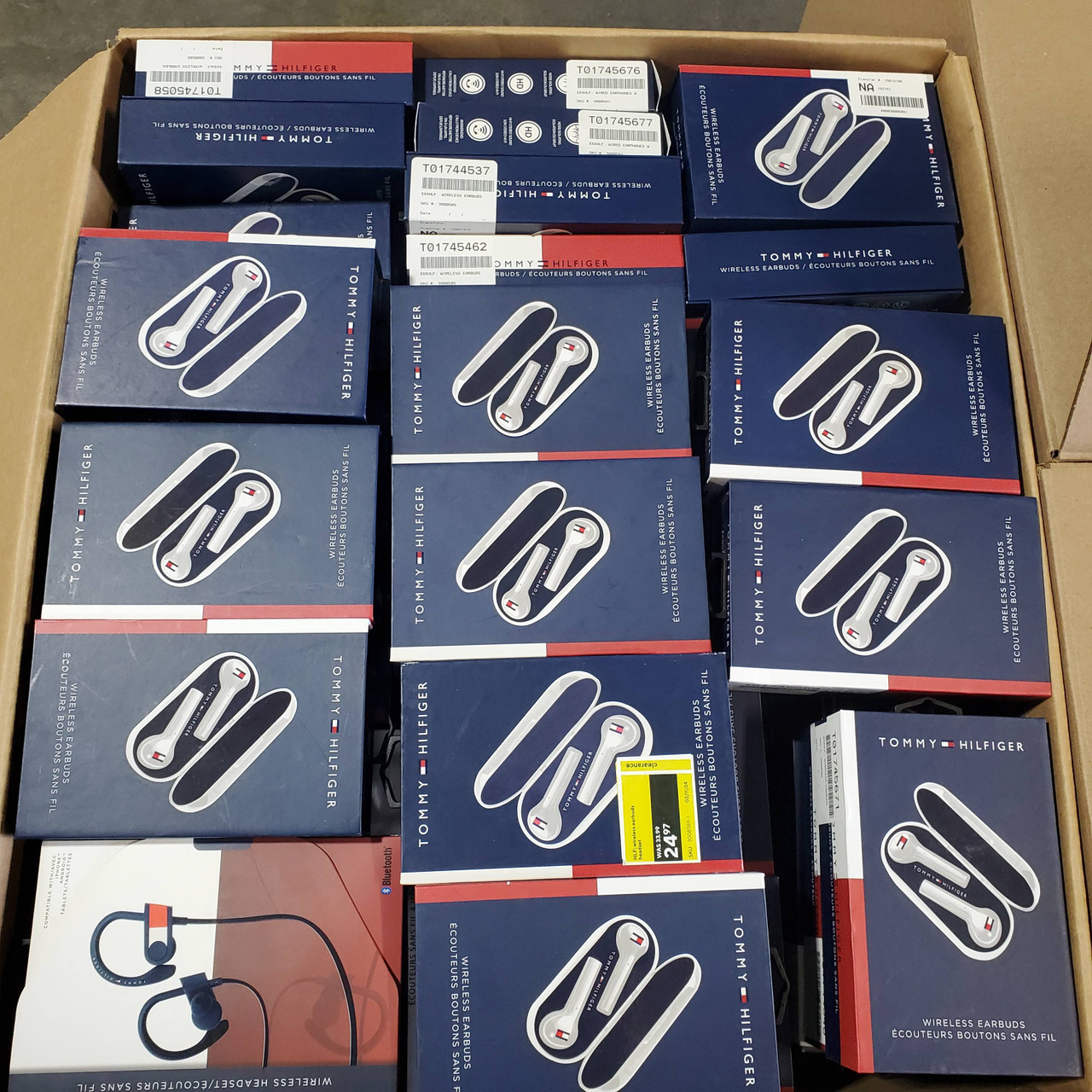 Wireless Headphones Tommy Hilfiger Bluetooth Earbuds 121 Units Of