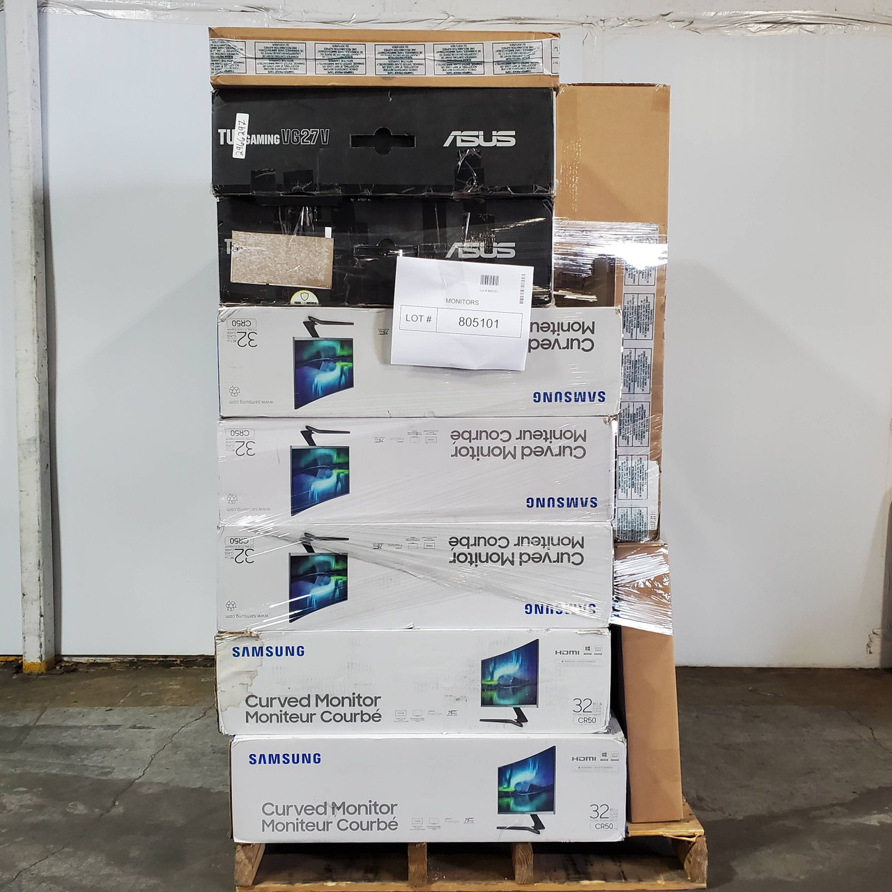 28 units of Monitors - MSRP $8,043 - Salvage (Lot # 805101)