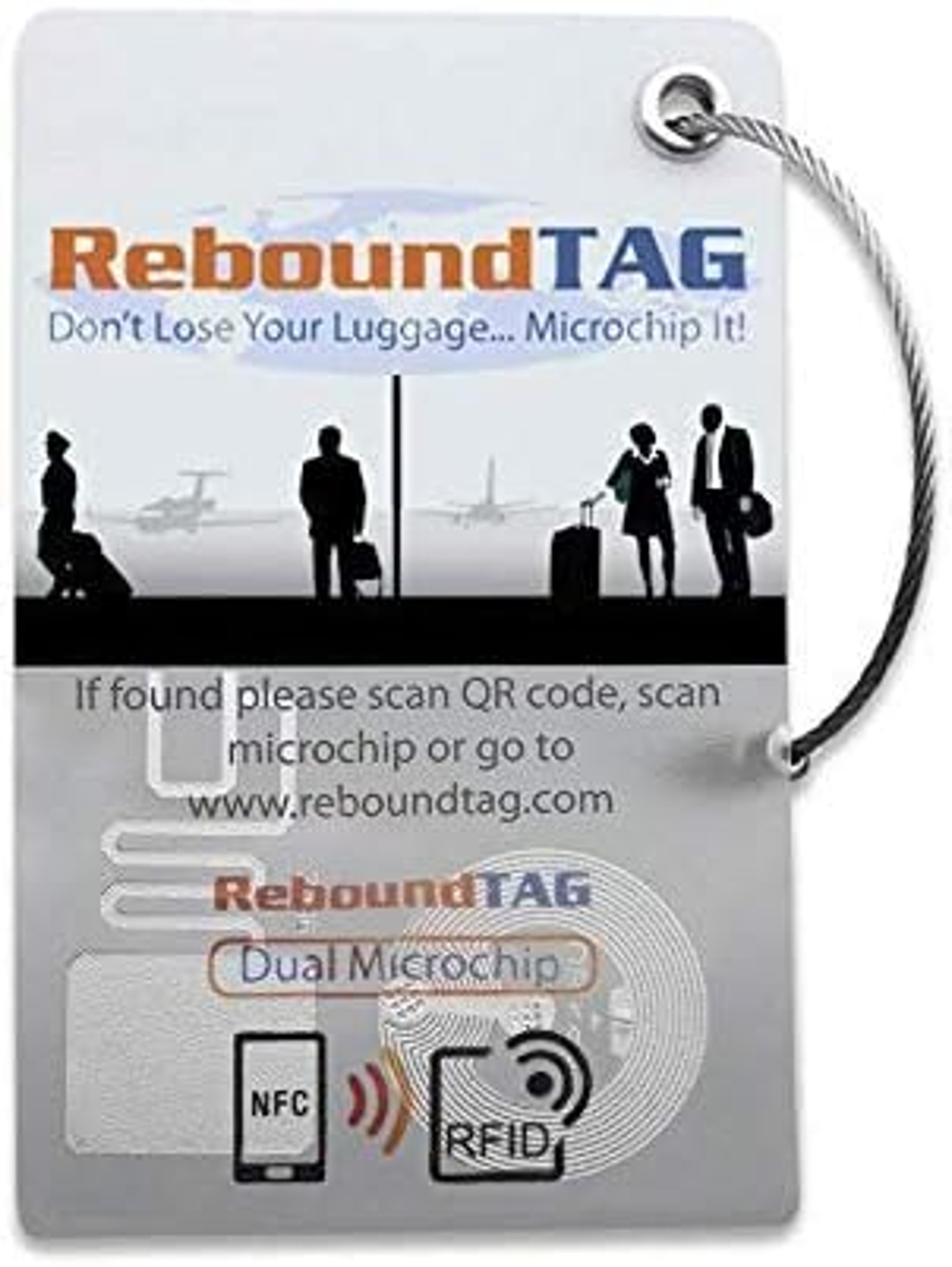 49 units of ReboundTAG Smart Luggage Microchip Tag Dual Microchips - MSRP $1,666 - Brand New (Lot # 795924)