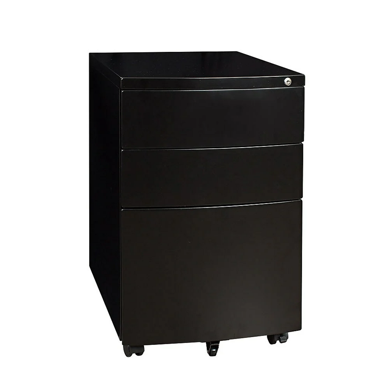 6 units of HDL Metal Mobile Box-Box-File Pedestal - Black - MSRP $2,010 - Returns (Lot # 809724)