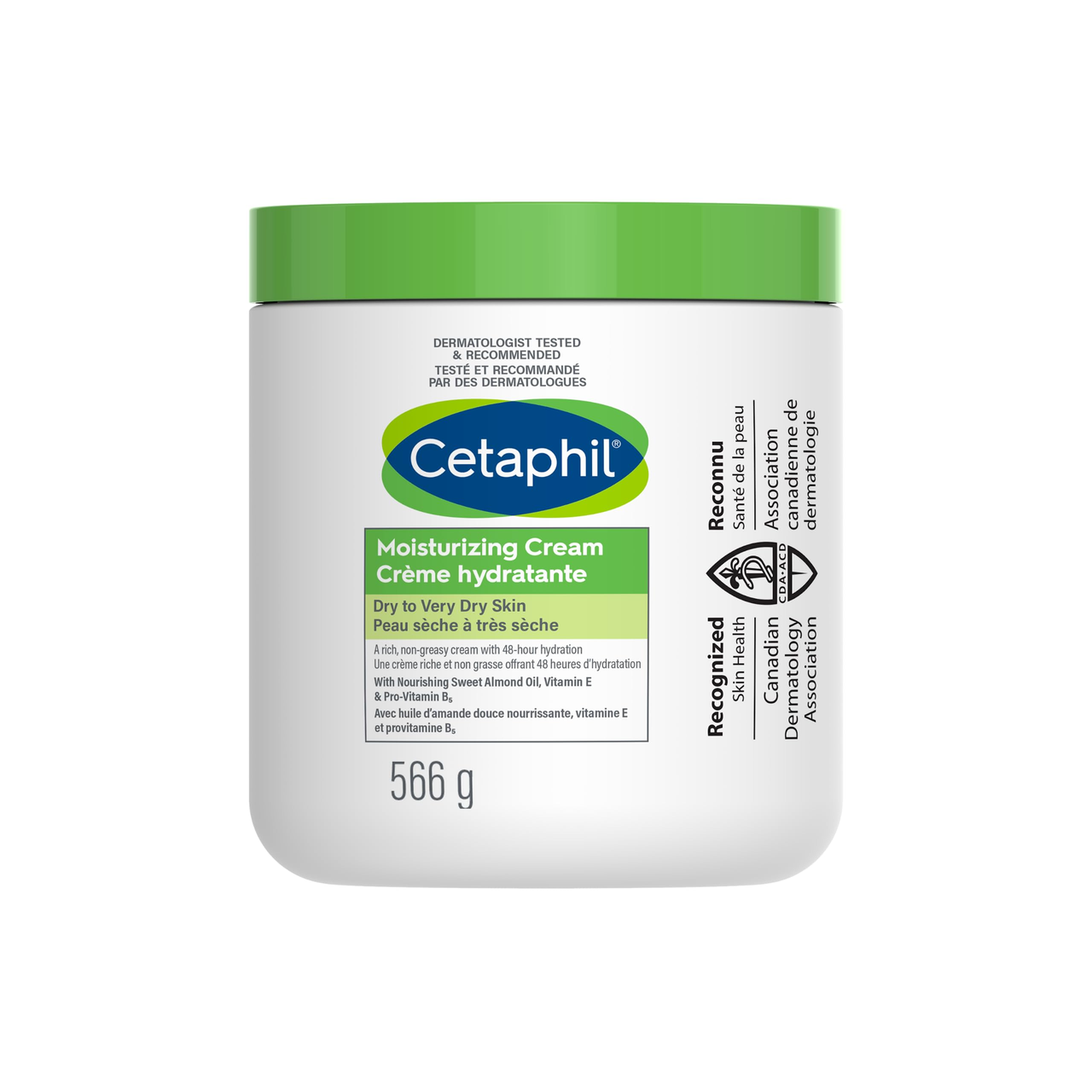 60 Units of Cetaphil Moisturizing Cream with Sweet Almond Oil and Glycerin 566 g - MSRP $1,710 - Like New (Lot # 809101)