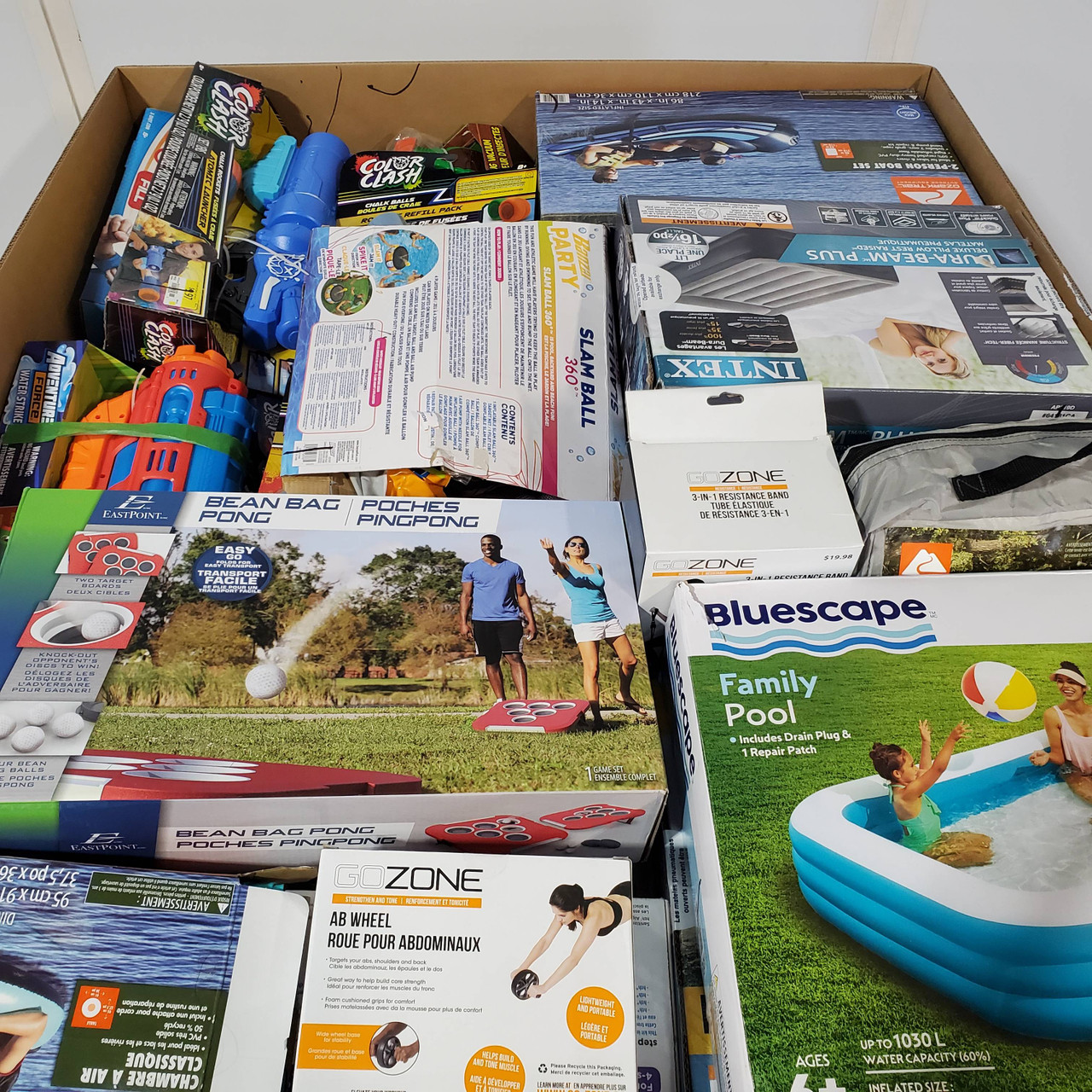 81 units of Sports & Outdoor - MSRP $3,049 - Returns (Lot # 811630)
