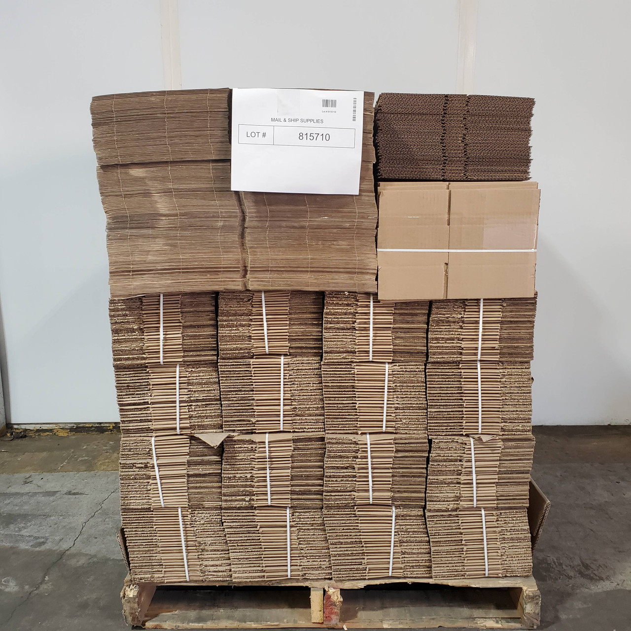 60 units of Corrugated Shipping Boxes & Litterature Mailers - MSRP $2,186 - Brand New (Lot # 815710)