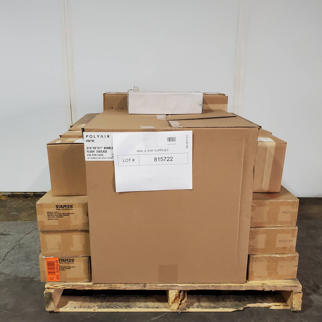 26 units of Mail & Ship Supplies - MSRP $1,304 - Brand New (Lot # 815722)