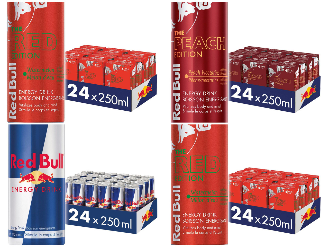 60 units of Red Bull Energy Drink, 250 ml (24 pack) -  - Best Before 9/24 - MSRP $3,282 - Like New (Lot # 8193138)
