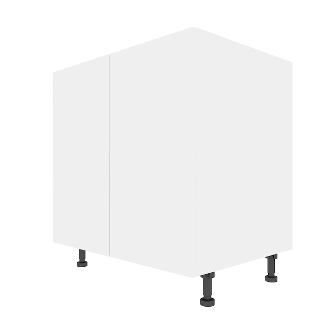 4 units of Eklipse Moonstone 33-in White Melamine 2-Door Base Cabinets - MSRP $1,040 - Like New (Lot # 819408)