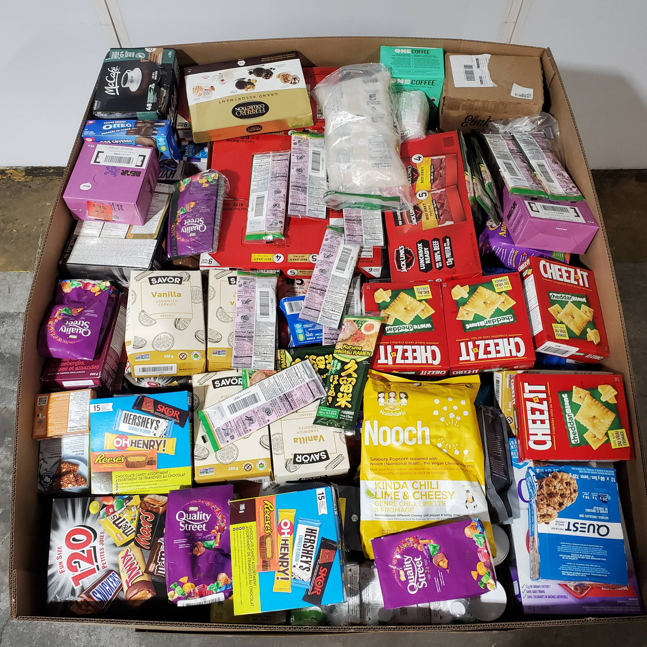 508 units of Food & Snacks - MSRP $5,358 - Like New (Lot # 825694)