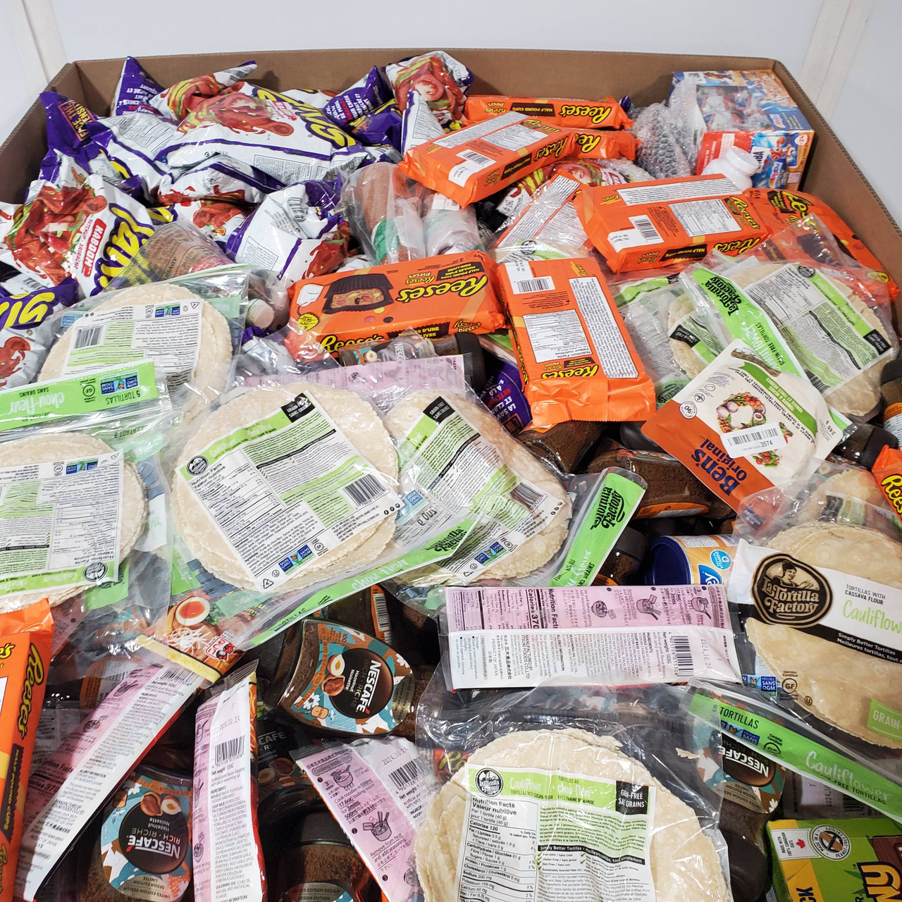 588 units of Food & Snacks - MSRP $6,088 - Like New (Lot # 8216110)
