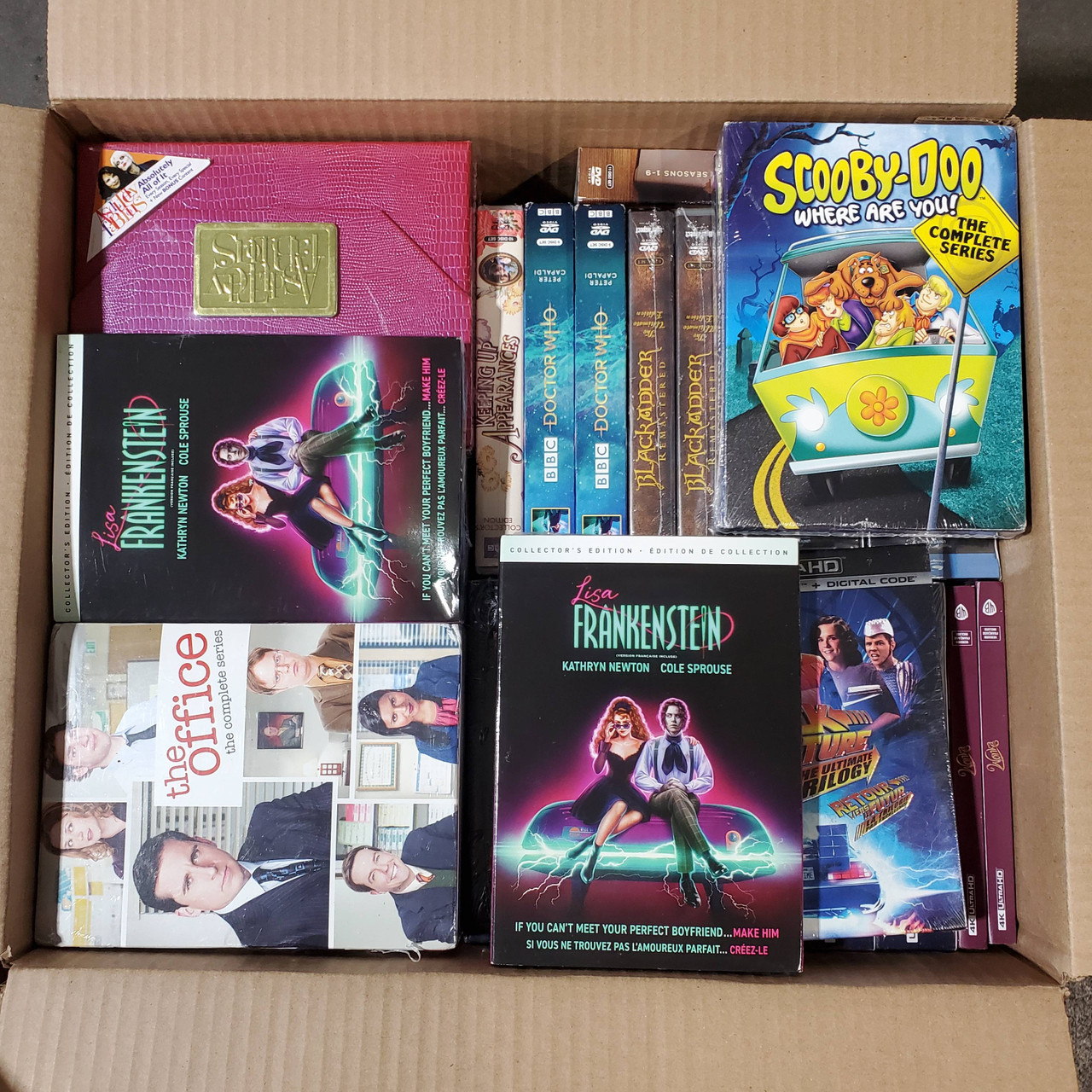 65 units of DVD & Blu-Ray - MSRP $2,835 - Like New (Lot # 8216124)