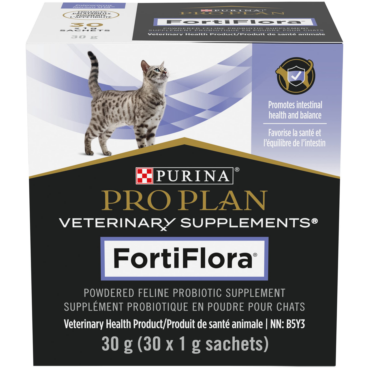 347 units of Purina Pro Plan Veterinary Supplements Fortiflora Cat 30 g per bag (30 Pack) - Best Before 2025-11 - MSRP $11,795 - Like New (Lot # 8260117)