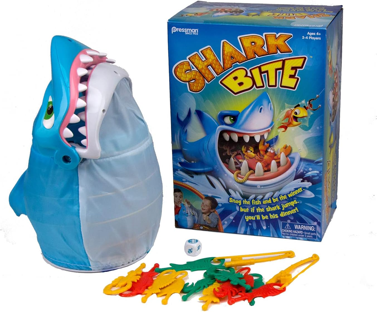 108 units of Pressman Shark Bite with Let's Go Fishin' Card Games - MSRP $3,207 - Like New (Lot # 8265129)