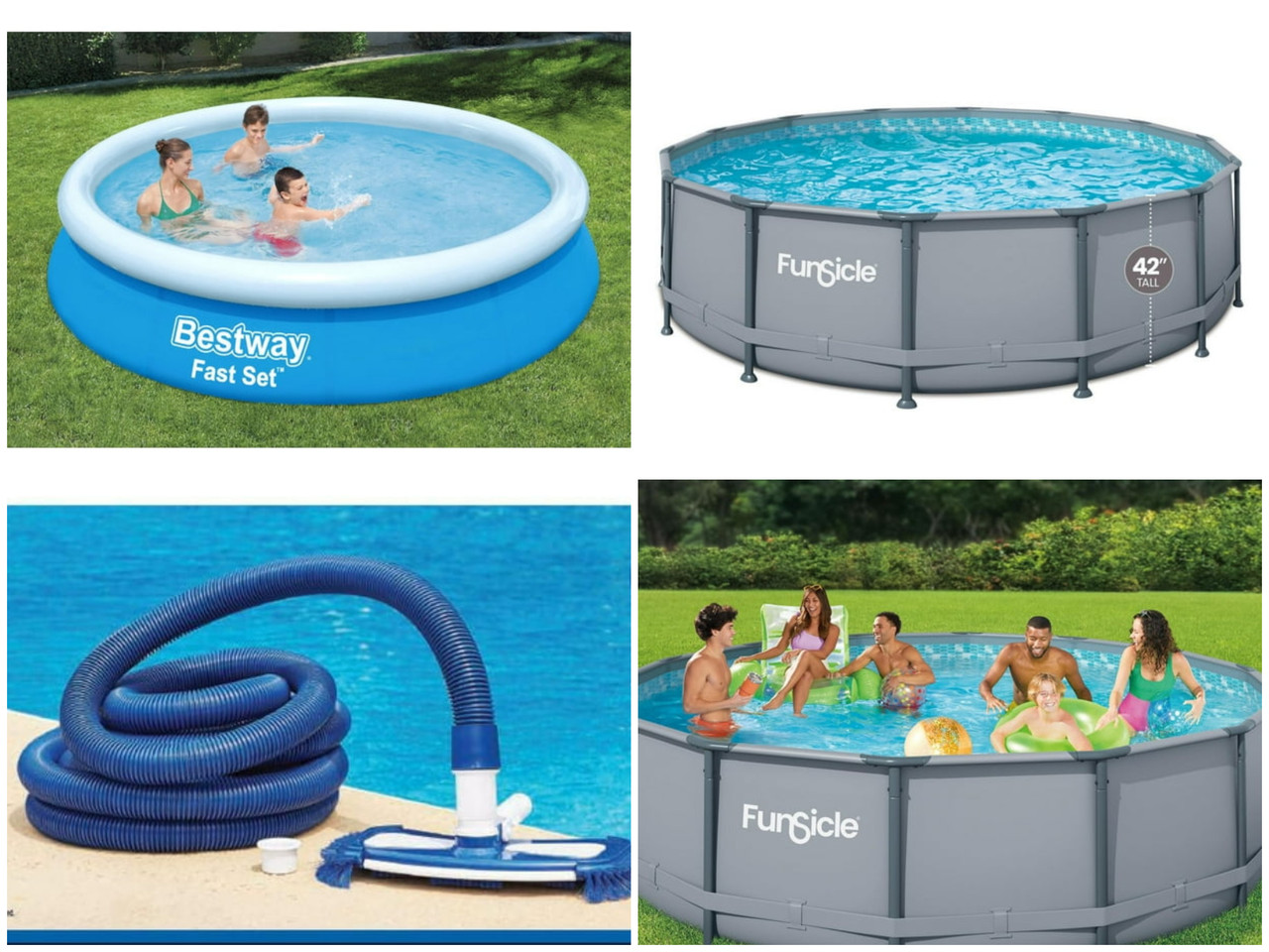 13 units of Pools & Accessories - MSRP $1,938 - Like New (Lot # 831166)