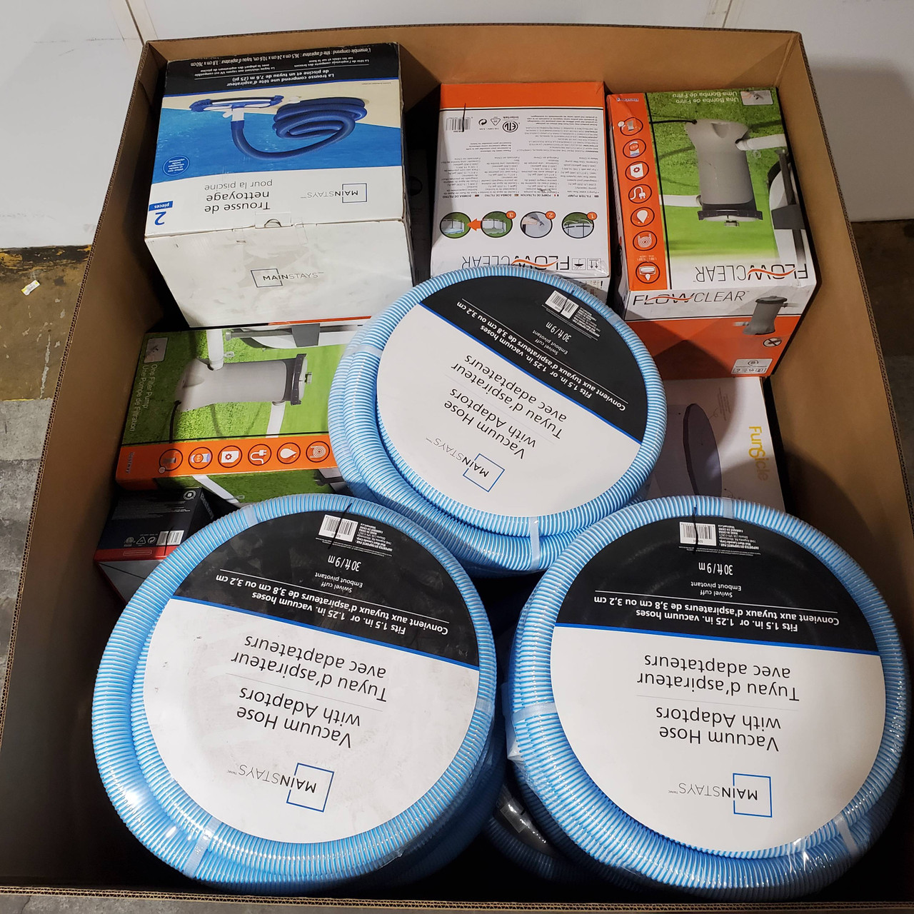 73 units of Pools Accessories - MSRP $2,696 - Like New (Lot # 832825)