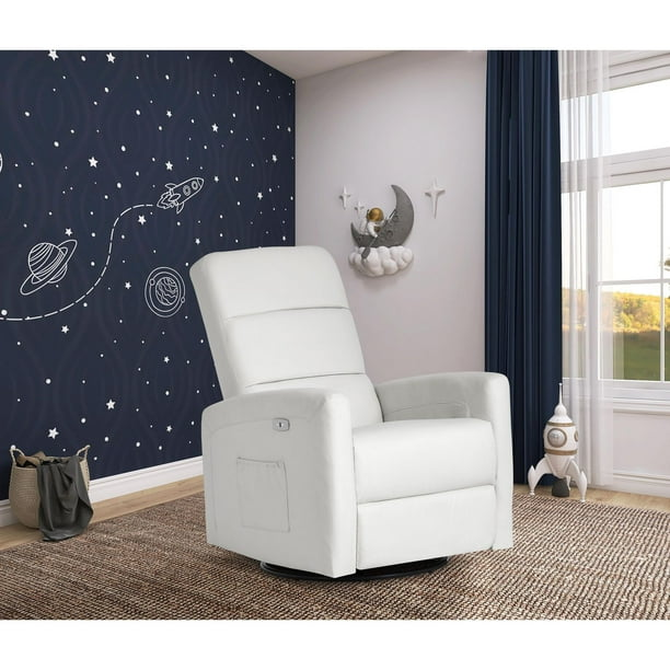6 units of Dream On Me Berkley Leatherette Glider Chairs - MSRP $3,600 - Returns (Lot # 833837)